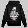 Orange Sneakers DopeSkill Hoodie Scared Money Don't Make No Money Graphic Streetwear - Black