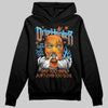 Orange, Black and White Sneakers DopeSkill Hoodie Sweatshirt Drip Harder Graphic Streetwear - Black
