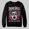 Pink Sneakers DopeSkill Sweatshirt Root of Evil Graphic Streetwear - black