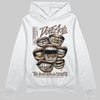 A Ma Maniére x Air Jordan 4 “Dark Mocha” DopeSkill Hoodie Sweatshirt The Mouth With No Droughts Graphic Streetwear - White 