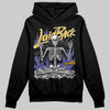 Jordan 4 Retro Lakers DopeSkill Hoodie Sweatshirt Laid Back Graphic Streetwear - Black