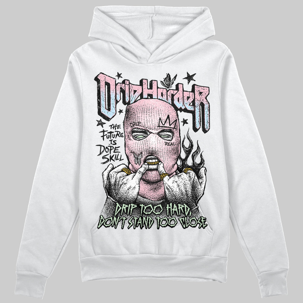 Jordan 4 Retro Valentine's Day (2026) (GS) DopeSkill Hoodie Sweatshirt Drip Harder Graphic Streetwear - White
