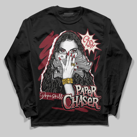 Jordan 4 “Sierra Red" DopeSkill Long Sleeve T-Shirt NPC Graphic Streetwear - Black