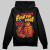 Red Sneakers DopeSkill Hoodie Sweatshirt Fight For Right Graphic Streetwear - Black