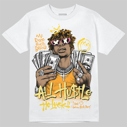 Air Max 95 “Dawn of Light” DopeSkill T-Shirt All Hustle No Luck Graphic Streetwear - White 