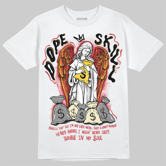 Union LA x Air Jordan 1 High OG “Chicago/Shadow” DopeSkill T-Shirt Angels Graphic Streetwear - White