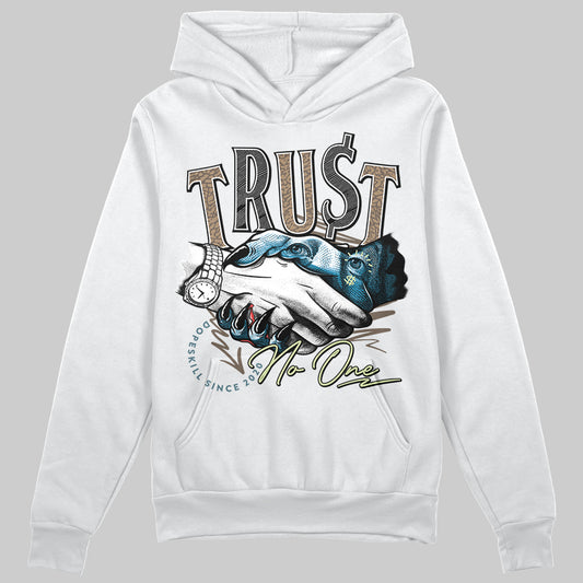 Jordan 3 GS “We Outside” DopeSkill Hoodie Sweatshirt Trust No One Graphic Streetwear - White 