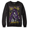 Jordan 12 “Field Purple” DopeSkill Sweatshirt Life or Die Graphic Streetwear - Black