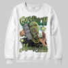 Foamposite Pro 'Pine Green' DopeSkill Sweatshirt Get Rich Graphic Streetwear - White