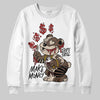 A Ma Maniére x Air Jordan 4 “Dark Mocha” DopeSkill Sweatshirt Make Money Graphic Streetwear - White 