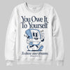 Asics Gel-Cumulus 16 Wash/Independence Blue DopeSkill Sweatshirt Owe It To Yourself Graphic Streetwear - White 
