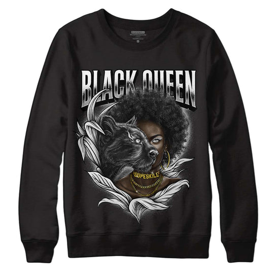 Dunk Low ‘Pure Platinum’ DopeSkill Sweatshirt New Black Queen Graphic Streetwear - Black