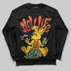 Yellow Sneakers DopeSkill Long Sleeve T-Shirt Slow Life Graphic Streetwear  - black