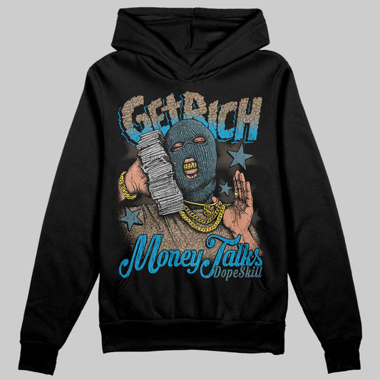 Jordan 3 GS “We Outside” DopeSkill Hoodie Sweatshirt Get Rich Graphic Streetwear - Black