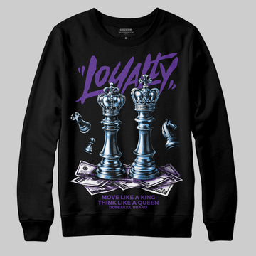 PURPLE Sneakers DopeSkill Sweatshirt Loyalty Graphic Streetwear - black