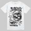 Black and White Sneakers DopeSkill T-Shirt Jealousy Graphic Streetwear - White 