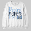 Asics Gel-Cumulus 16 Wash/Independence Blue DopeSkill Sweatshirt Protect Me From Evil Graphic Streetwear - White 