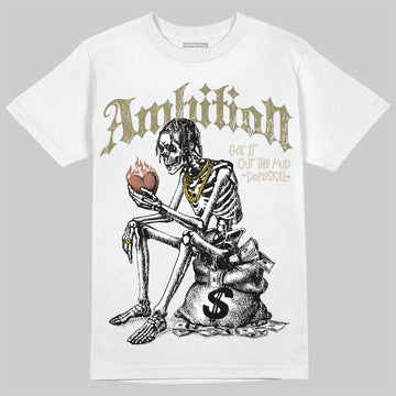 Jordan 6 Retro Neutral Olive DopeSkill T-Shirt Ambition Graphic Streetwear - White 