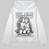 Jordan 5 Retro Wolf Grey (2026) DopeSkill Hoodie Sweatshirt Real Lover Graphic Streetwear - White
