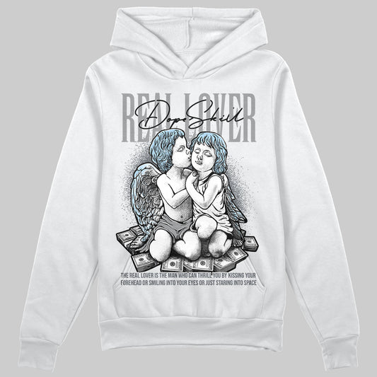 Jordan 5 Retro Wolf Grey (2026) DopeSkill Hoodie Sweatshirt Real Lover Graphic Streetwear - White