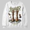 Olive Sneakers DopeSkill Sweatshirt Loyalty Graphic Streetwear - White