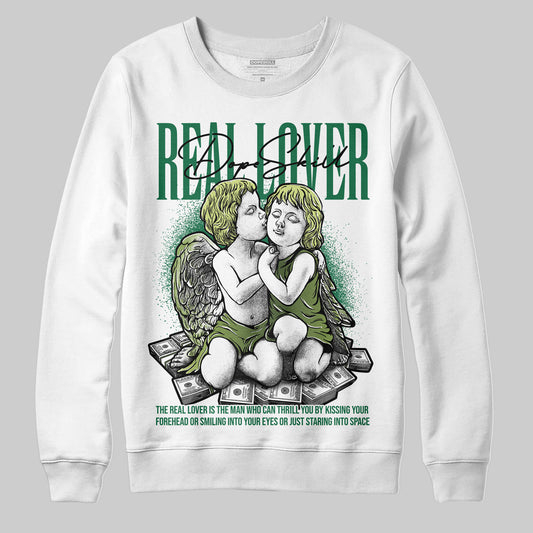 Foamposite Pro 'Pine Green' DopeSkill Sweatshirt Real Lover Graphic Streetwear - White