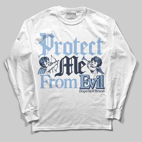 Asics Gel-Cumulus 16 Wash/Independence Blue DopeSkill Long Sleeve T-Shirt Protect Me From Evil Graphic Streetwear - White