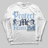 Asics Gel-Cumulus 16 Wash/Independence Blue DopeSkill Long Sleeve T-Shirt Protect Me From Evil Graphic Streetwear - White