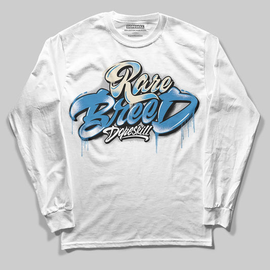 Jordan 3 Retro OG Rare Air DopeSkill Long Sleeve T-Shirt Rare Breed Type Graphic Streetwear - White