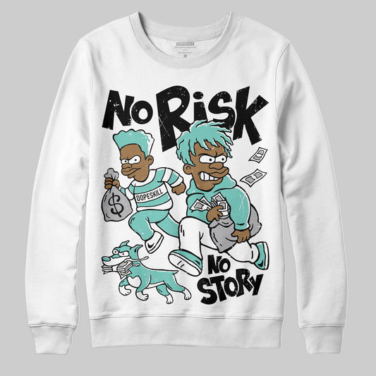 Jordan 11 Low "Igloo" DopeSkill Sweatshirt No Risk No Story Graphic Streetwear - White