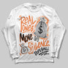 Jordan 3 “Starfish” DopeSkill Long Sleeve T-Shirt Real Ones Move In Silence Graphic Streetwear - White