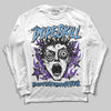 PURPLE Sneakers DopeSkill Long Sleeve T-Shirt Root of Evil Graphic Streetwear - White