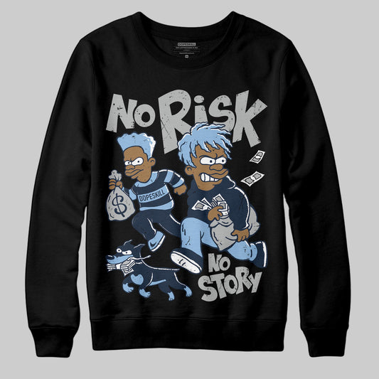Asics Gel-Cumulus 16 Wash/Independence Blue DopeSkill Sweatshirt No Risk No Story Graphic Streetwear - Black