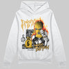 Jordan 12 "Phantom" DopeSkill Hoodie Sweatshirt Drip'n Never Tripp'n Graphic Streetwear - White