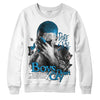 Jordan 4 Retro Military Blue DopeSkill Sweatshirt Boys Don't Cry Graphic Streetwear - White