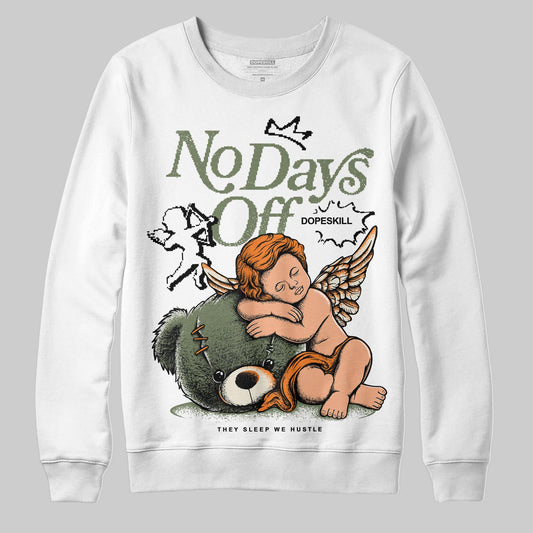 Jordan 4 Retro OG SP Undefeated (2025) DopeSkill Sweatshirt New No Days Off Graphic Streetwear - White