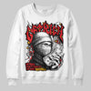 Red Sneakers DopeSkill Sweatshirt New Get Rich Graphic Streetwear - White