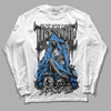 Jordan 6 Retro Cool Grey DopeSkill Long Sleeve T-Shirt Life or Die Graphic Streetwear - White