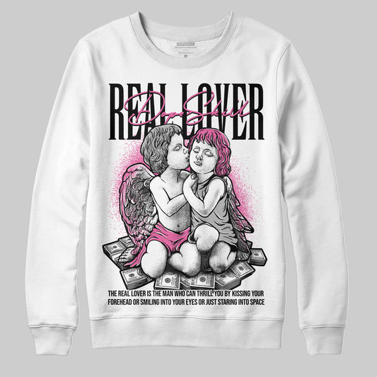 Asics Gel-Kayano 14 ‘Cream Sweet Pink’ DopeSkill Sweatshirt Real Lover Graphic Streetwear - White