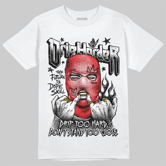 Black and White Sneakers DopeSkill T-Shirt Drip Harder Graphic Streetwear - White