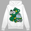 Jordan 5 “Lucky Green” DopeSkill Hoodie Sweatshirt Bear Steals Sneaker Graphic Streetwear - White 