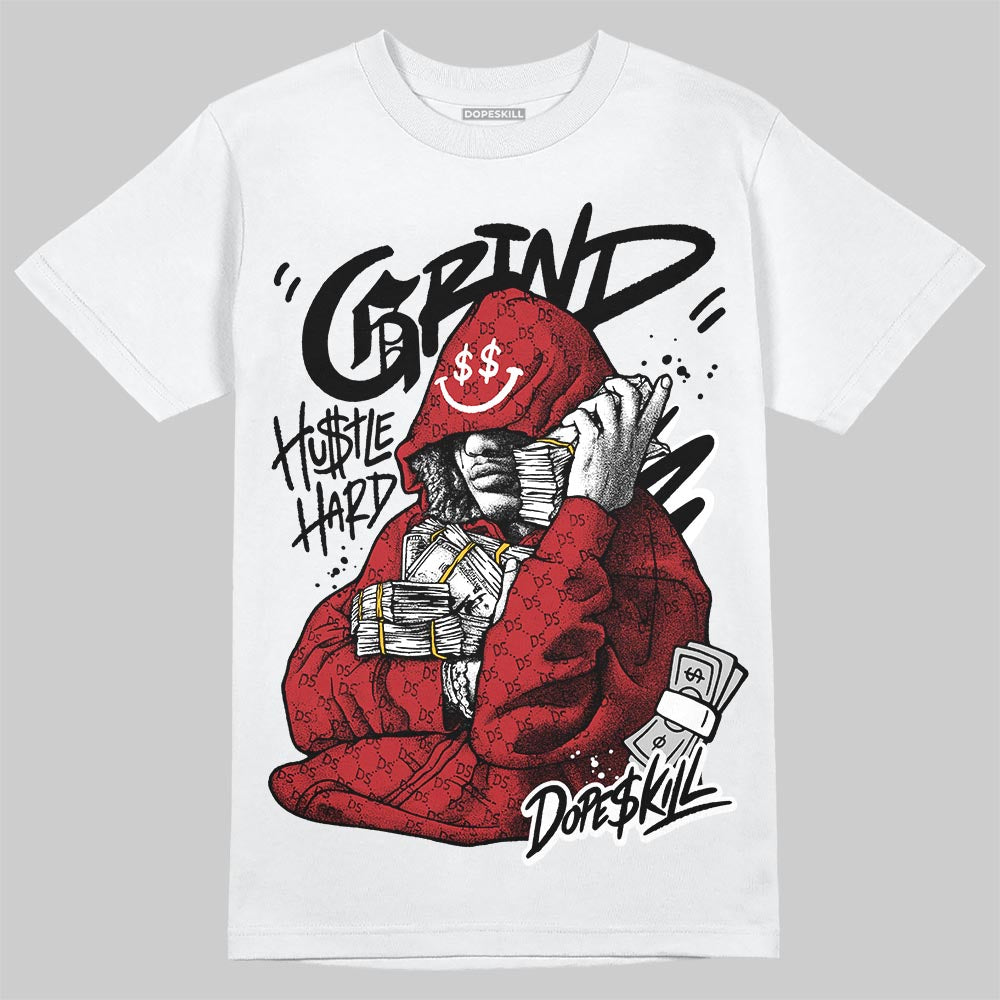 Black and White Sneakers DopeSkill T-Shirt Grind Pray Graphic Streetwear - White