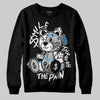 Jordan 10 OG “Steel” DopeSkill Sweatshirt Smile Through The Pain Graphic Streetwear - Black