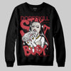 Jordan 4 “Sierra Red" DopeSkill Sweatshirt Stay It Busy Graphic Streetwear - Black