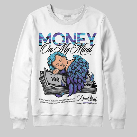 Jordan 8 Retro 'Aqua' 2025 DopeSkill Sweatshirt MOMM Graphic Streetwear - White 