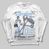 Asics Gel-Cumulus 16 Wash/Independence Blue DopeSkill Long Sleeve T-Shirt Broken Bones Graphic Streetwear - White 