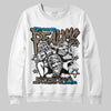 Jordan 3 GS “We Outside” DopeSkill Sweatshirt Distorted Realms Graphic Streetwear - White