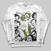 Jordan 3 “Medium Olive” aka “Family Affair” DopeSkill Long Sleeve T-Shirt Built Different Graphic Streetwear - White