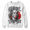 Grey Sneakers DopeSkill Sweatshirt Money Don't Lie Graphic Streetwear - White 