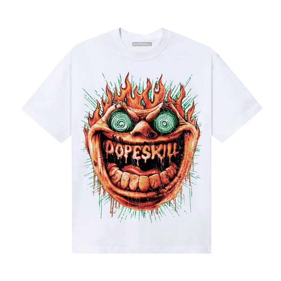 Black and White Sneakers DopeSkill T-Shirt Hellfire Graphic Streetwear - White